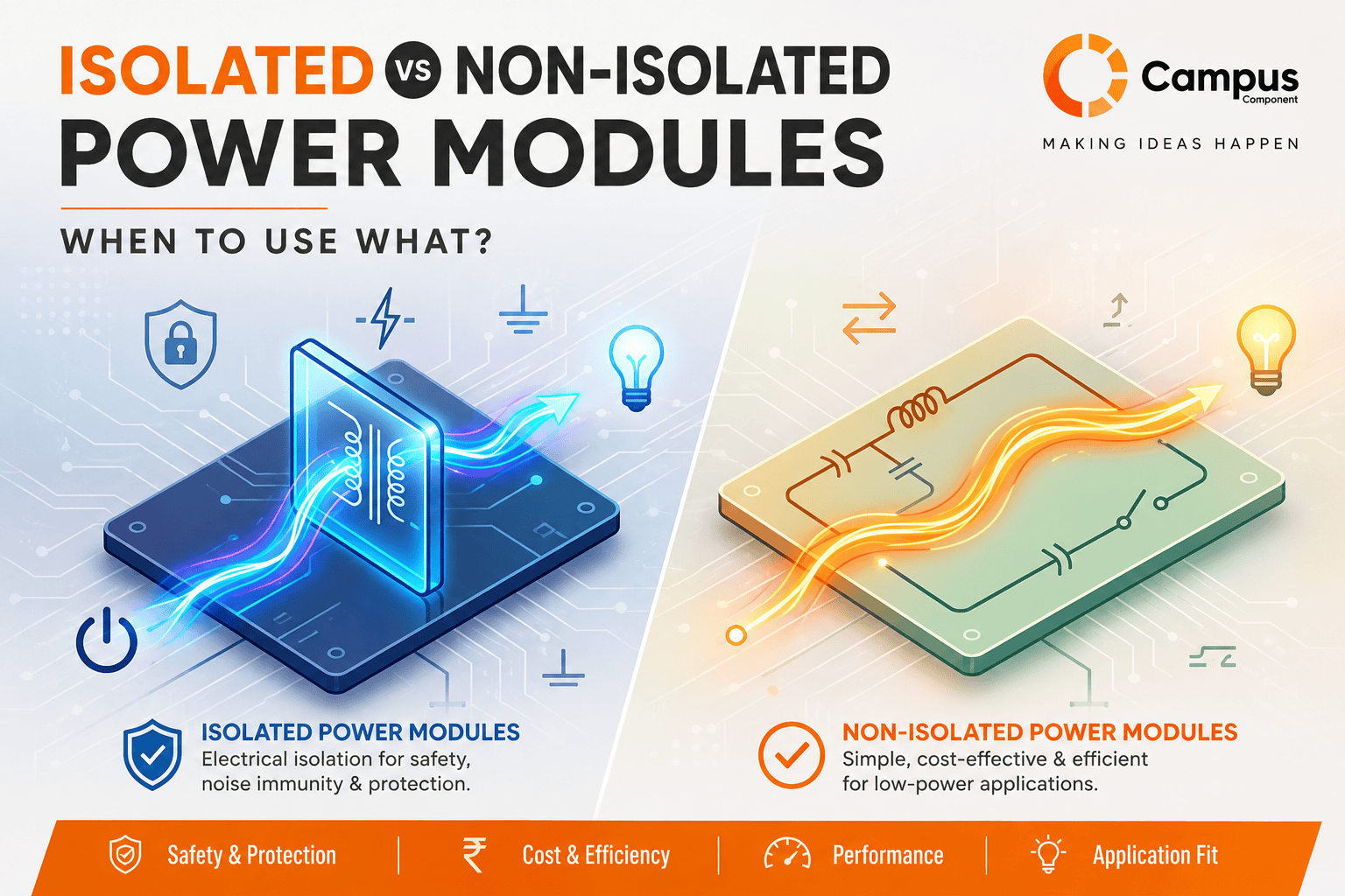 Isolated vs Non-Isolated Power Modules – When to Use What?